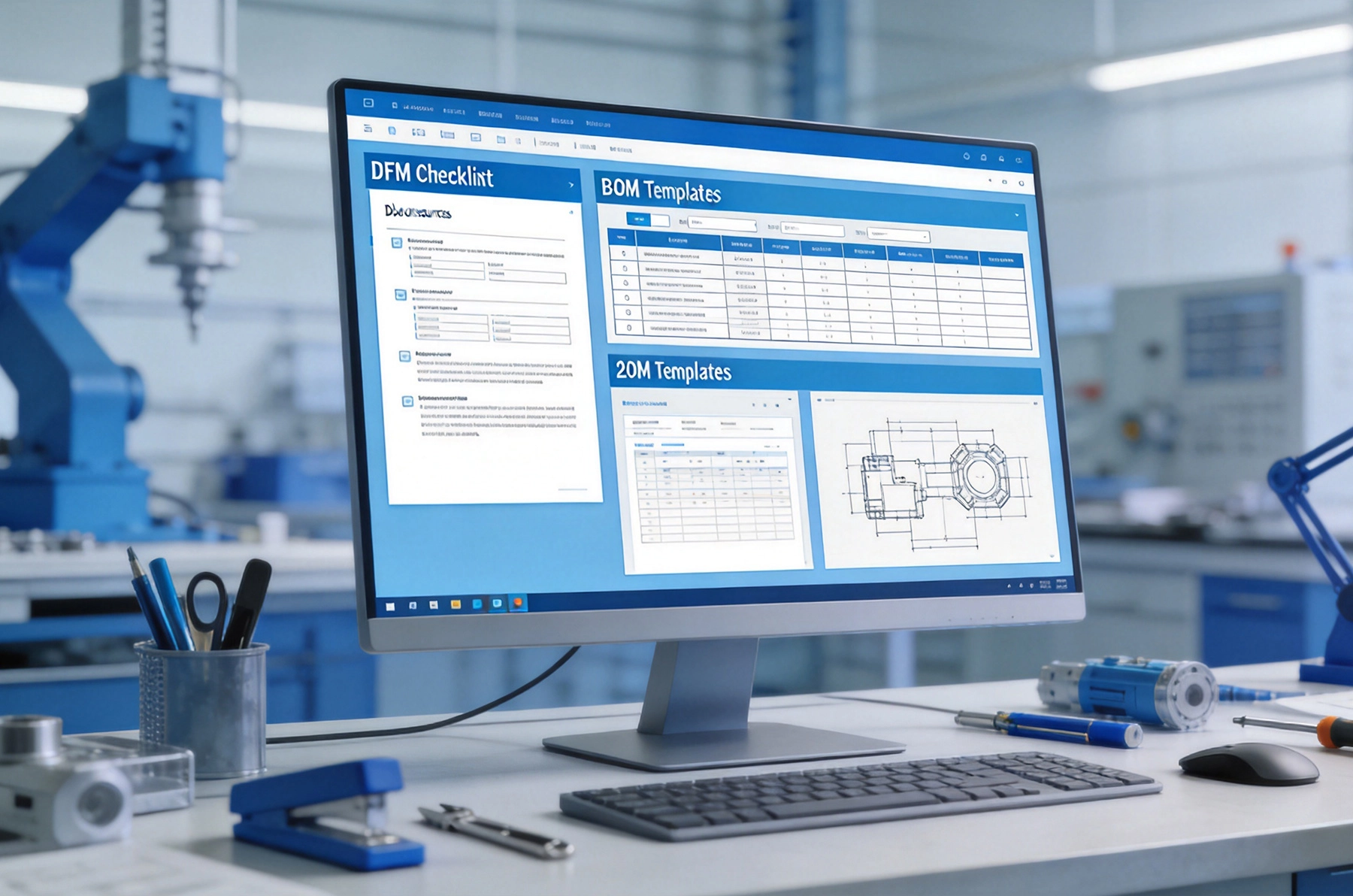 Downloadable Resources: DFM Checklists and BOM Templates