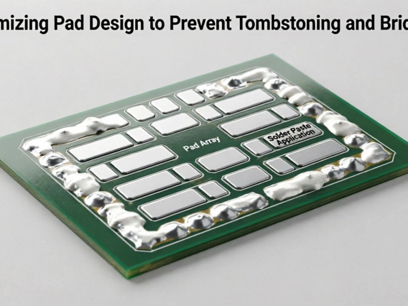Optimizing Pad Design to Prevent Tombstoning and Bridging