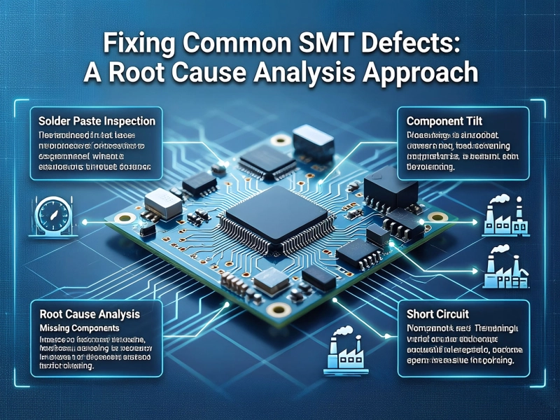 Fixing Common SMT Defects: A Root Cause Analysis Approach